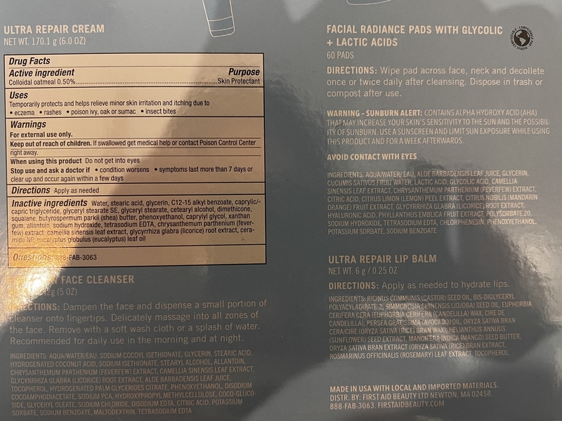 First Aid Beauty Bundle Up + Hydrate Face Kit