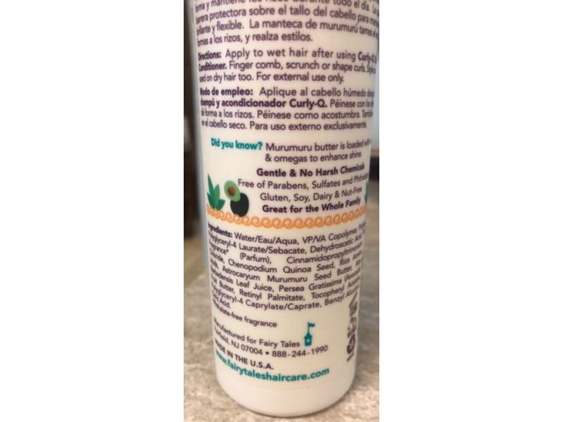 Fairy Tales Curly-Q Styling Spray Gel, Curl Shapers, 8 fl oz/236 mL