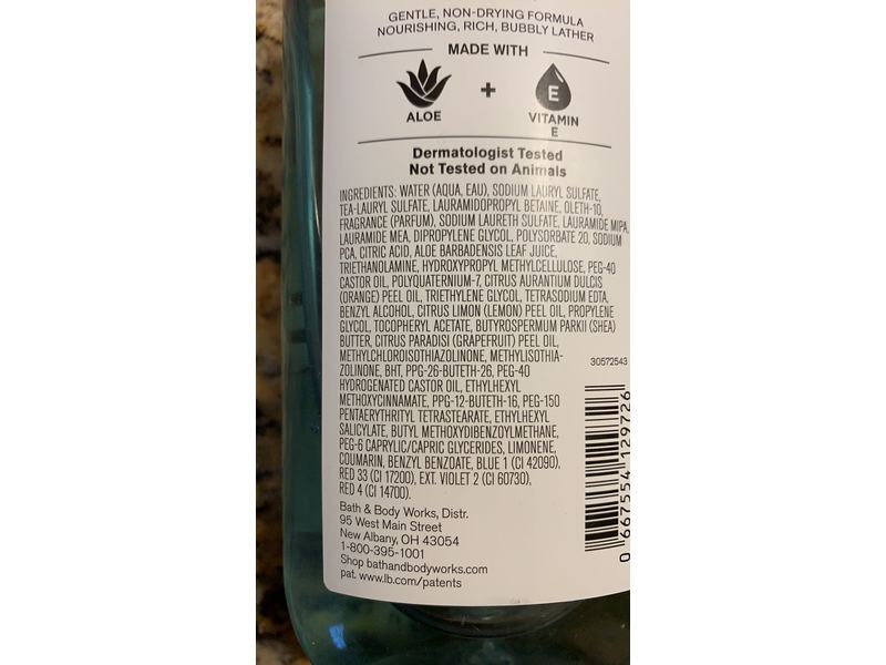 Bath & Body Works Key West Shower Gel, Coconut Water & Melon, 10 fl oz