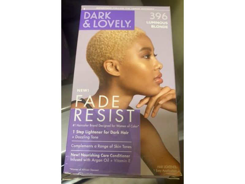 Dark & Lovely Hair Color, 396 Luminous Blonde, 1 Application