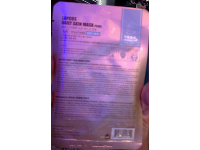 Lapcos Daily Skin Mask, Pearl, 0.81 fl oz/24 mL, Pack Of 5