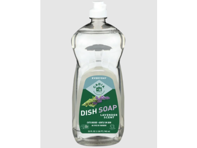 Everyday Cadia Dish Soap, Lavender Scent, 25 fl oz/740 mL