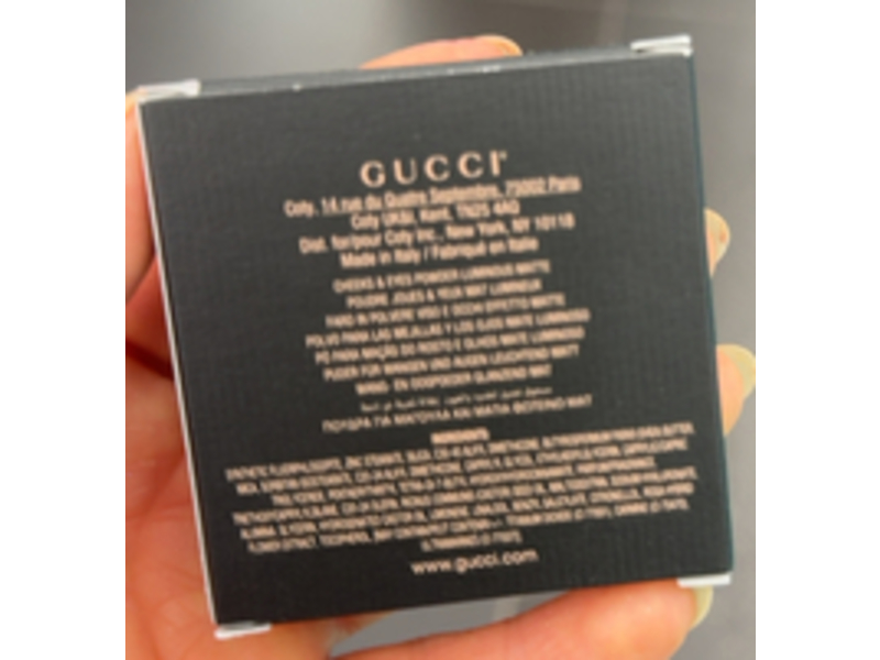 Gucci Luminous Matte Beauty Blush, Rosy Beige, 0.19 oz/5.5 g