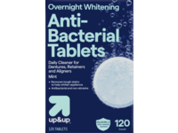 Up & Up Denture Anti-Bacterial Tablets, Overnight Whitening, 120 Count - Image 2