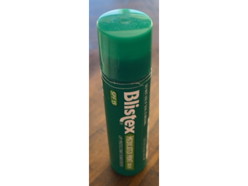 Blistex Lip Balm, SPF 15, Medicated Mint, 0.15 oz/4.25 g
