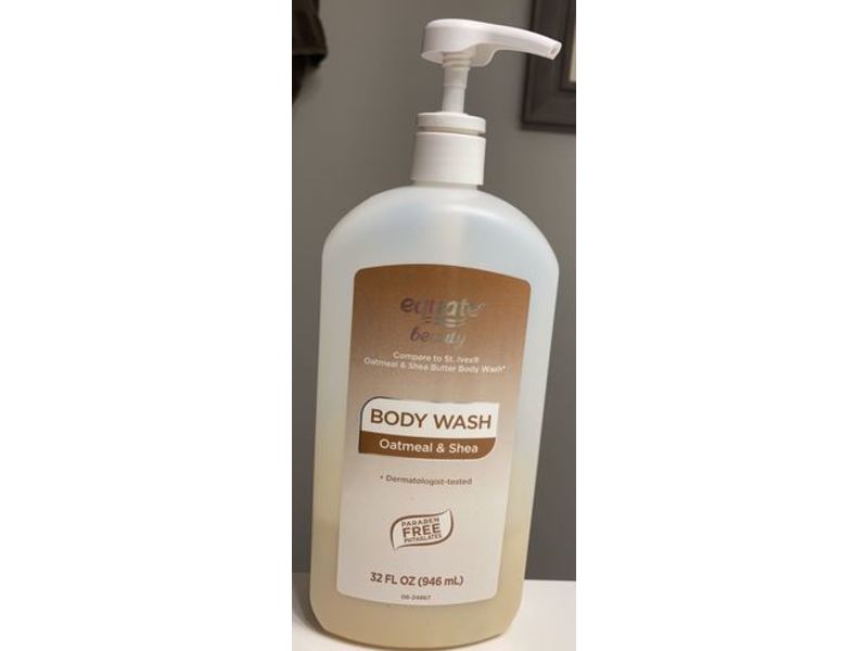 Equate Beauty Bodywash, Oatmeal & Shea, 32 fl oz/946 mL