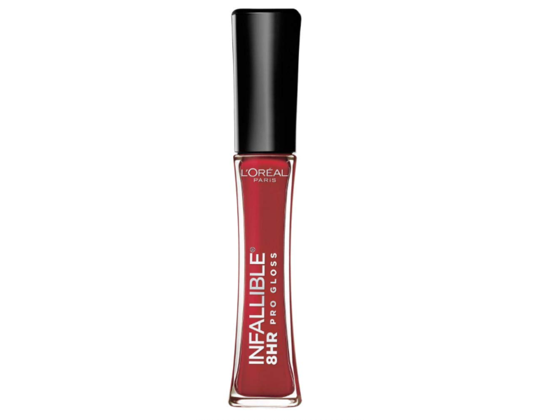 L'Oreal Paris Infallible Pro Gloss, Rebel Red, 0.21 fl oz/6.3 mL