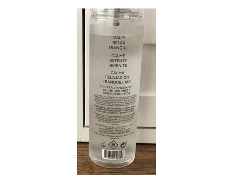 Lucky Brand Relax Fine Fragrance Mist, 8 fl oz/236 mL