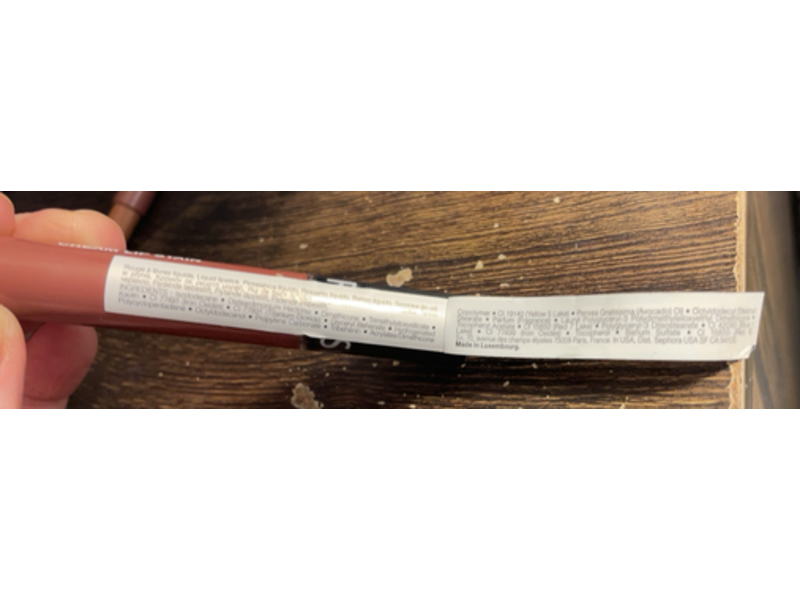 Sephora Cream Lip Stain Liquid Lipstick, 80 Honeymoon, 0.16 oz/5 mL