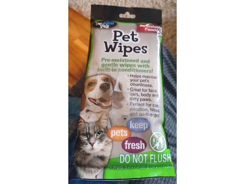 Bow Wow Pals Pet Wipes, 24 Count