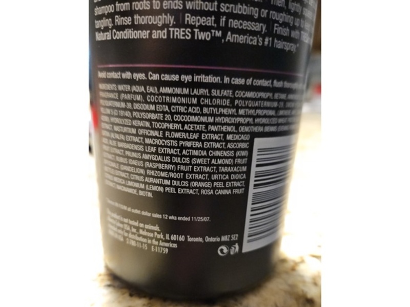 Tresemme Natural Shampoo, Vitamin C & E, 32 fl oz/