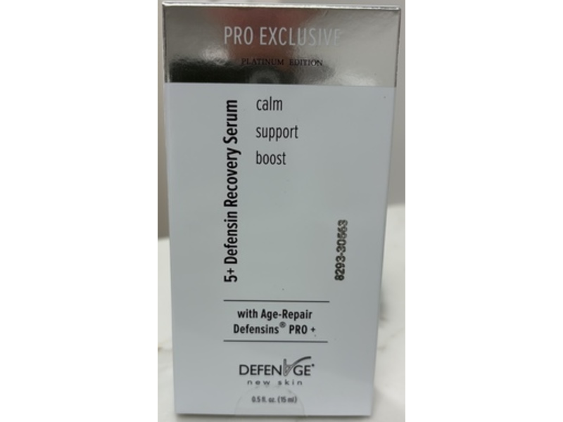 DefenAge 5+ Defensin Recovery Serum, Platinum, 0.5 fl oz/15 mL