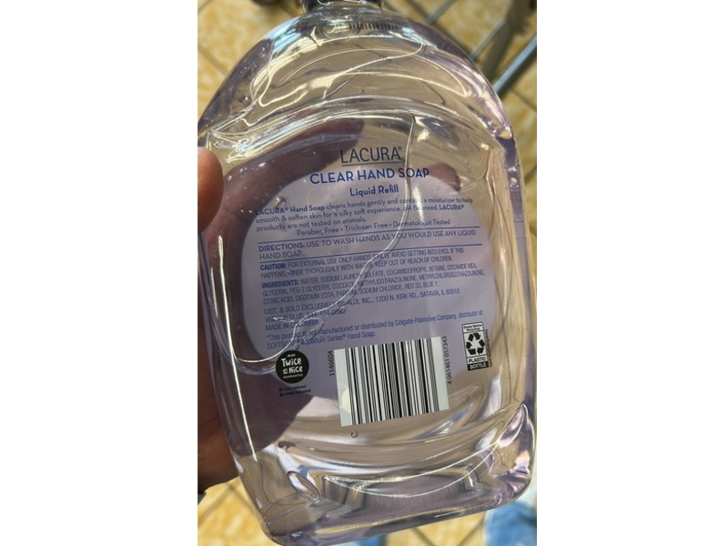 Lacura Clear Hand Soap Liquid Refill , 50 fl oz/1.47 L
