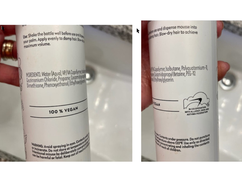 Four Reasons No Nothing Sensitive Strong Mousse, 189 g/6.67 oz