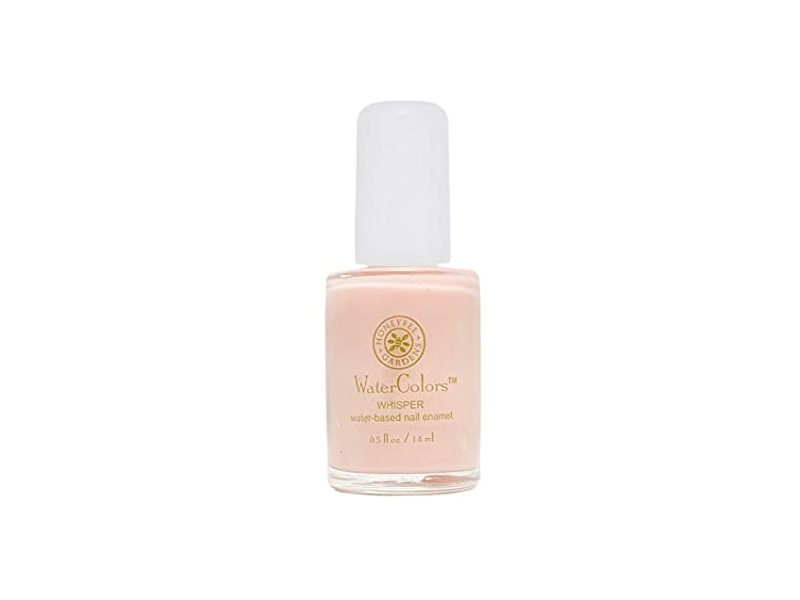 Honeybee Gardens Watercolors Water Based Nail Enamel, Whisper, 0.5 fl oz/14 mL