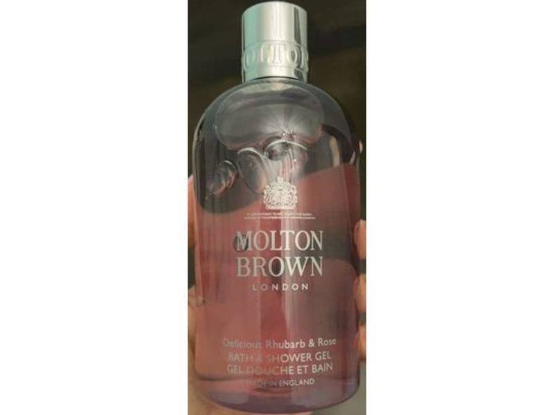 Molton Brown London Bath Shower Gel, Rhubarb & Rose, 10 fl oz/300 mL