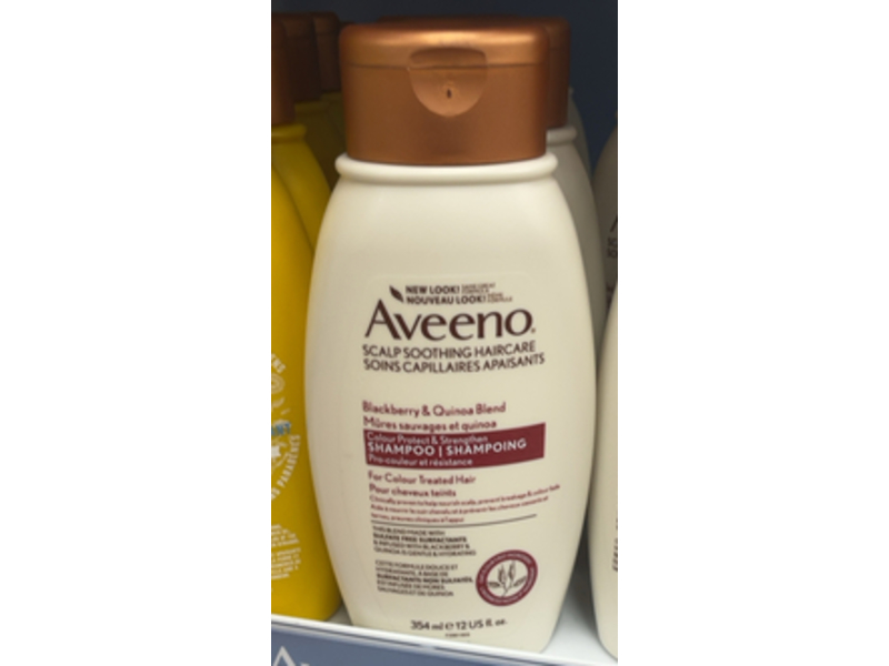 Aveeno Color Protect & Strengthen Shampoo, Blackberry & Quinoa Blend, 12 fl oz/354 mL