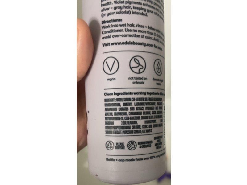 Odele Purple Shampoo, 13 fl oz/384 mL