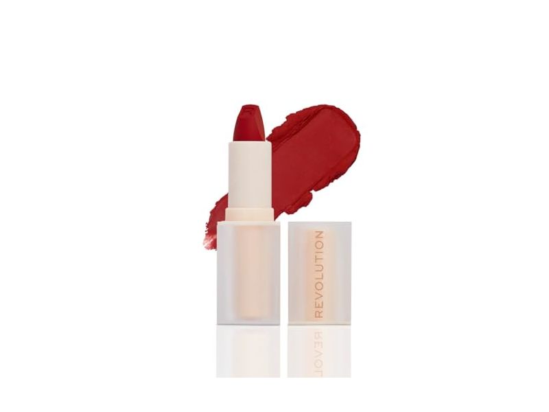Revolution Lip Allure Soft Satin Lipstick, CEO Brick Red, 0.11 oz/3.2 g