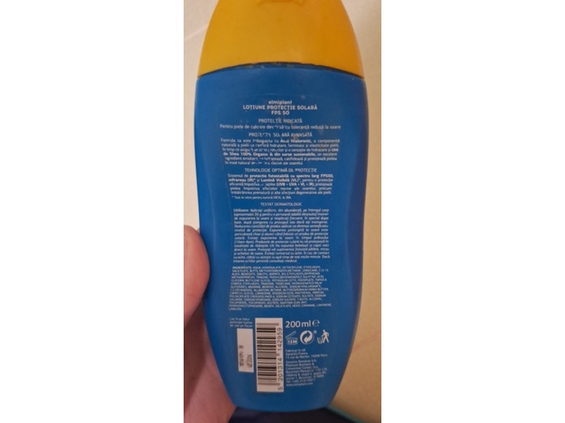 Elmiplant Sun Optimum Sunscreen Lotion, SPF 50, 200 mL