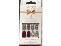 Kiss Special Design Ready To Wear Nail Gel Kit, Don't Cry Snowman, 28 Count - Image 3