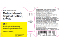 Metronidazole Topical Lotion, 0.75%, 59 mL, Fougera (RX) - thumbnail 1