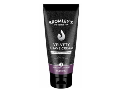 Bromley's For MenVelvety Shave Cream, Bergamot Lavender, 6 fl oz/177 mL