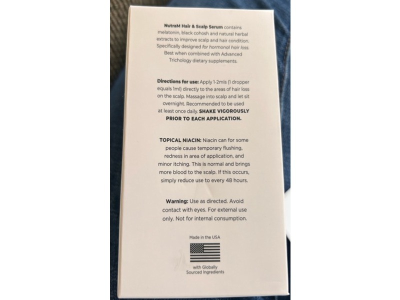 Advanced Trichology Nutra Melatonin Hair Revitalizing Serum, 2 fl oz/59.14 mL