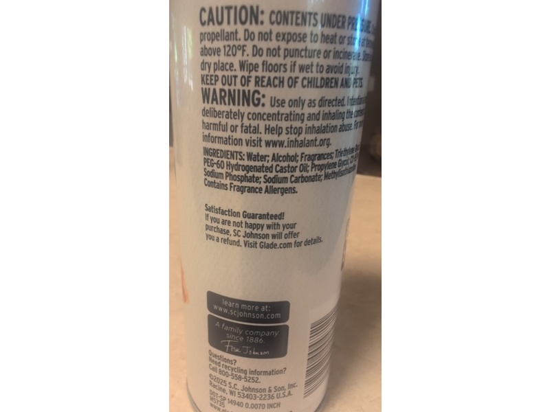 Glade Soft Mist Air Freshener, Apple Cinnamon, 7.3 oz/207 g