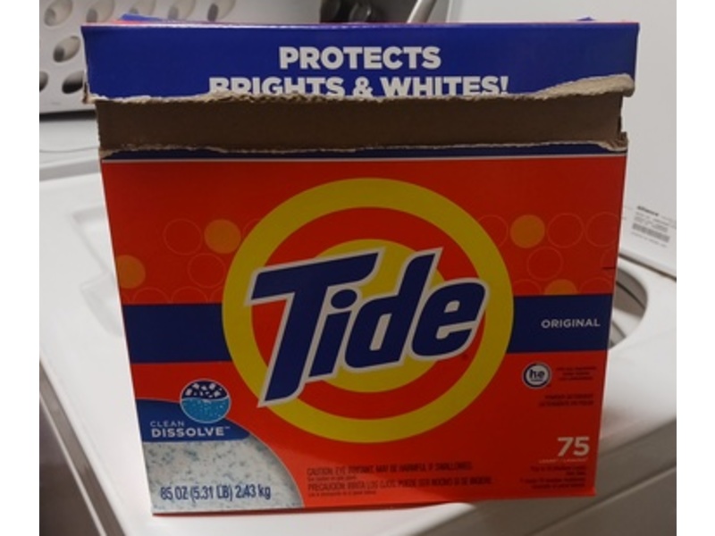 Tide Powder Laundry Detergent, Original, 75 Loads, 85 oz/2.43 kg
