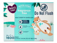 Parent's Choice Gentle Clean Wipes, 1600 Count - Image 2