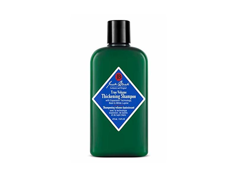 Jack Black True Volume Thickening Shampoo, Basil & White Lupine, 16 fl oz/473 mL