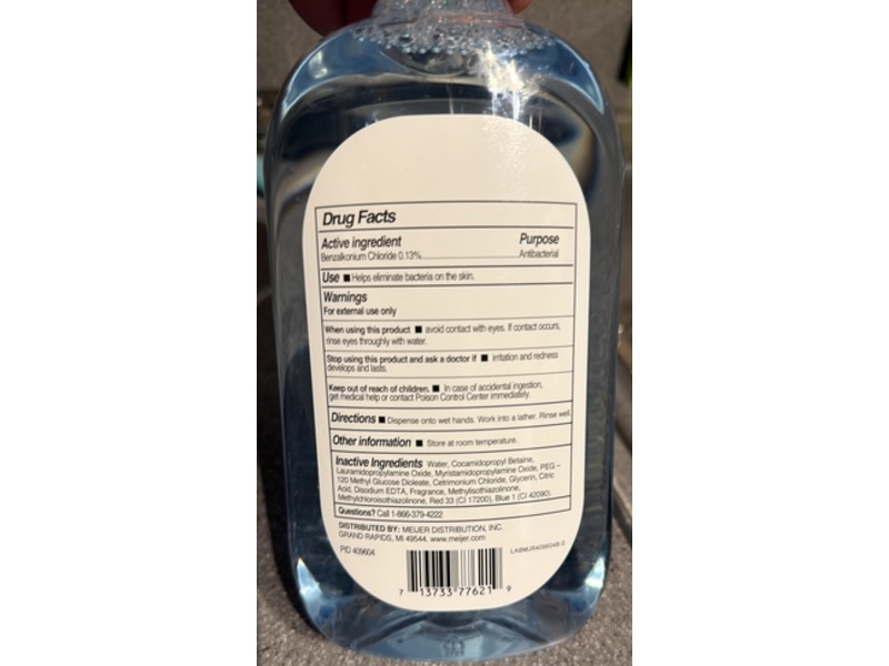 Meijer Antibacterial Foaming Handwash, Original, 32 fl oz/946 mL