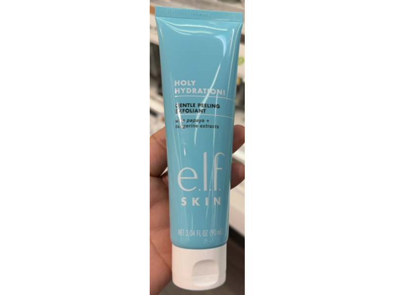 e.l.f. Skin Gentle Peeling Exfoliant Face Cleanser, 3.04 fl oz/90 mL