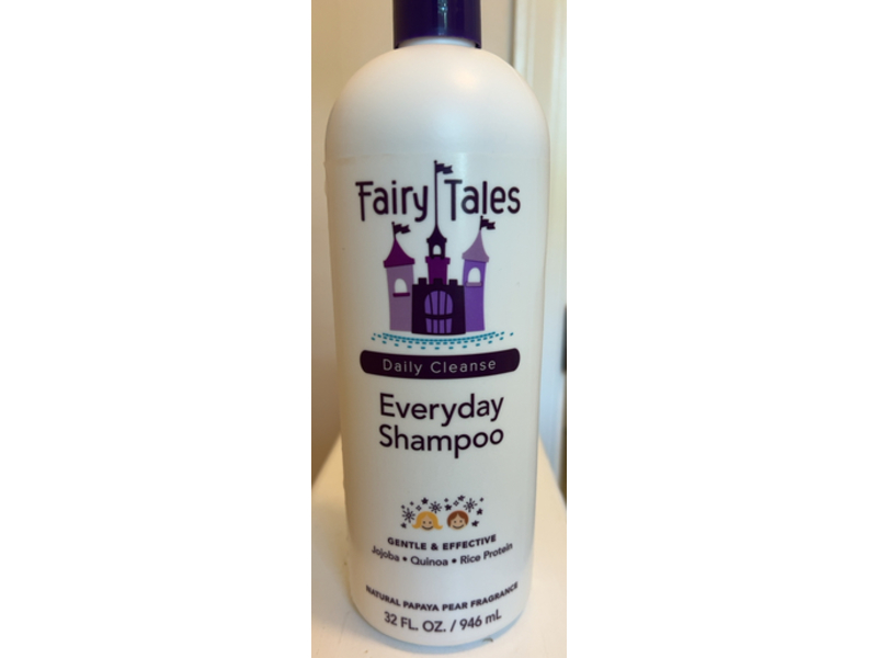 Fairy Tales Daily Cleanse Everyday Kids Shampoo, Natural Papaya Pear Fragrance, 32 fl oz/946 mL