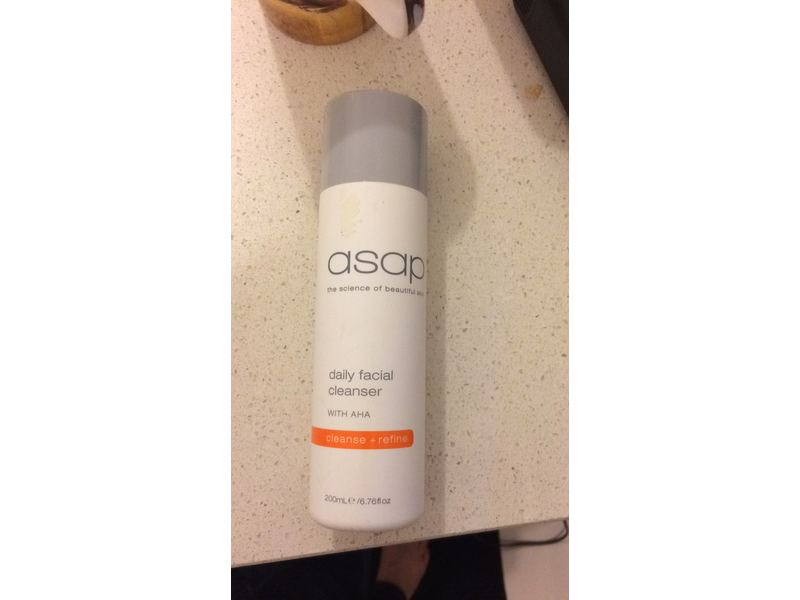 asap daily facial cleanser