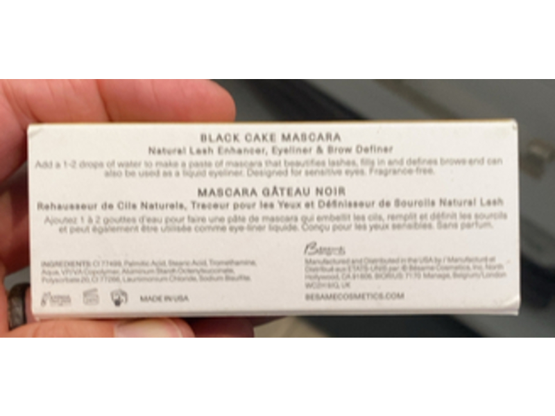 Besame Cake Mascara, 1930 Black, 0.14 oz/4 g
