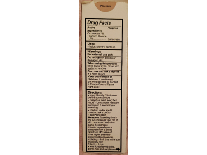 No7 Restore & Renew Multi Action Serum Foundation, Porcelain, SPF 20, 1 fl oz/30 mL