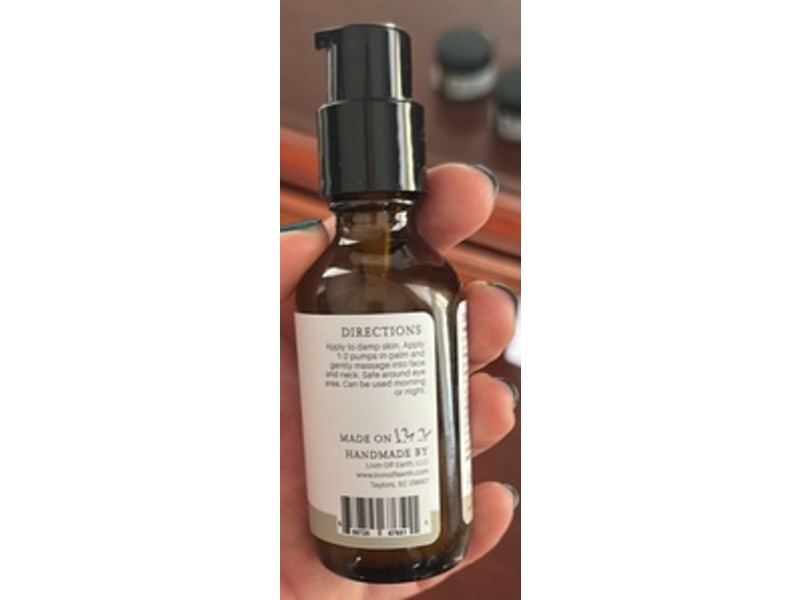 Livin Off Earth Perfect 10 Facial Serum, Hyaluronic Acid+Collagen, 2 fl oz