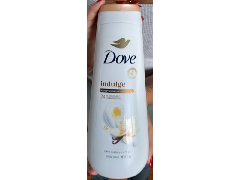 Dove Indulge Body Wash, Warm Vanilla + Sweet Cream, 20 fl oz