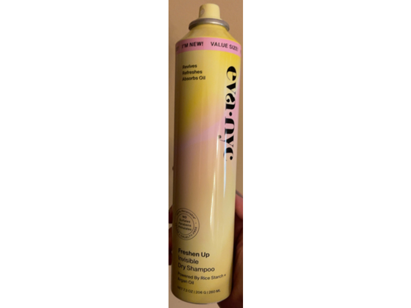 Eva. Nyc Freshen Up Invisible Dry Shampoo, Rice Starch + Argan Oil, 7.3 oz/260 mL