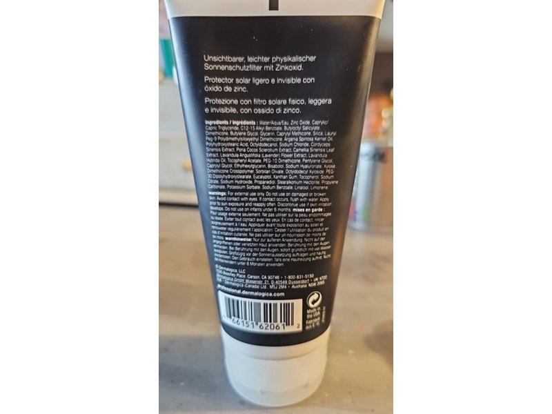 Dermalogica Pro Invisible Physical Defense, SPF 30, 6 fl oz/177 mL