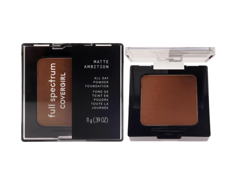 Covergirl Matte Ambition All Day Powder Foundation, Deep Cool 3, 0.39 oz/11 g