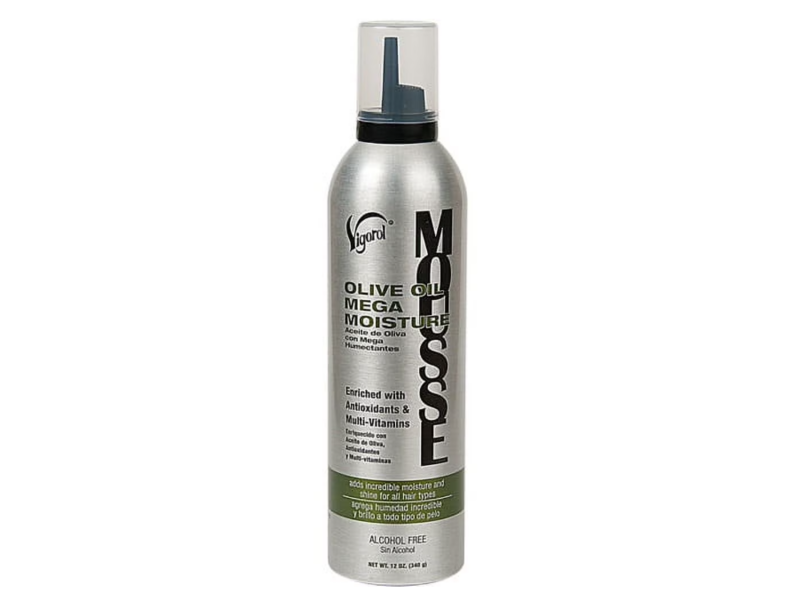 Vigorol Mega Moisture Mousse, Olive Oil, 2.5 fl oz/73 mL