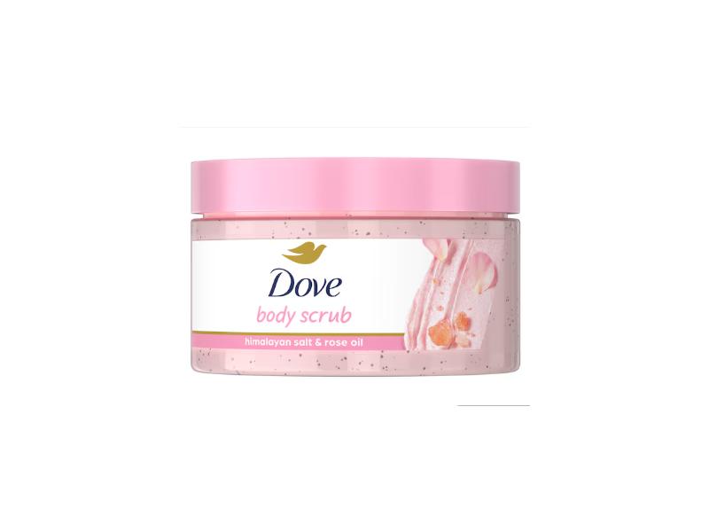 Dove Body Scrub, Himalayan Salt & Rose Oil, 3.5 oz