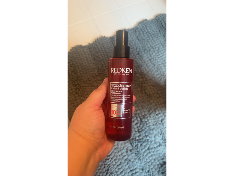Redken Frizz Dismiss Instant Deflate Oil-In-Serum, 4.2 fl oz/125 ml