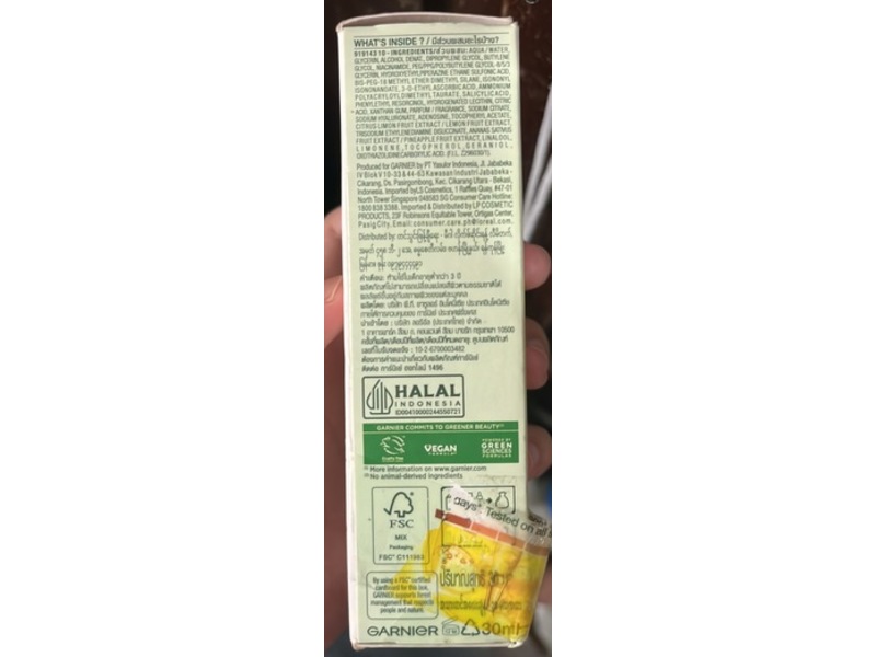 Garnier Bright Complete Booster Serum, Vitamin C+, 30 mL