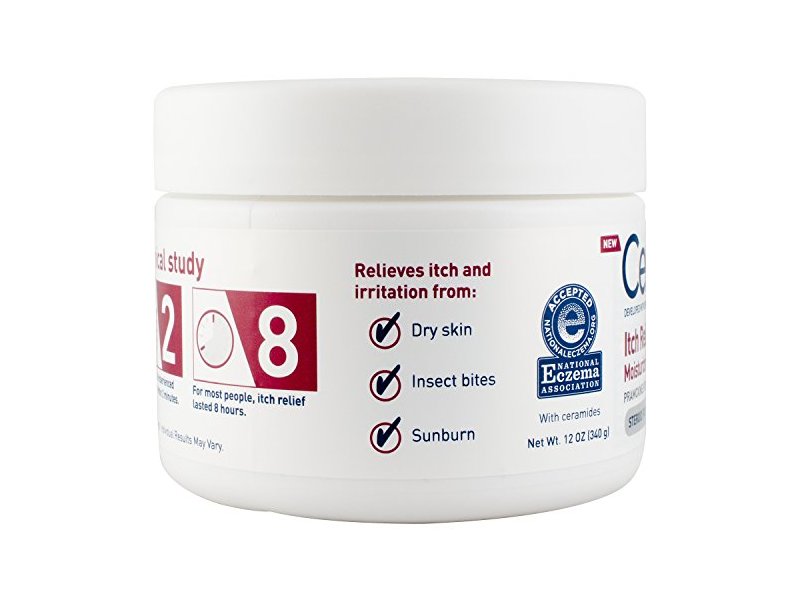 CeraVe Itch Relief Moisturizing Cream, 12 oz