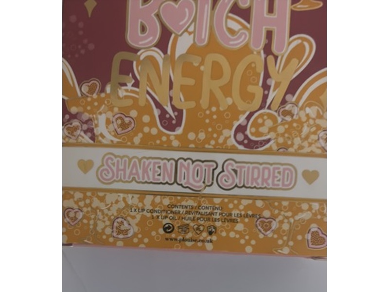Plouise Bad Bitch Energy Shaken Not Stirred Lip Duo, Passionfruit Martini, 0.7 fl oz/ 20 mL