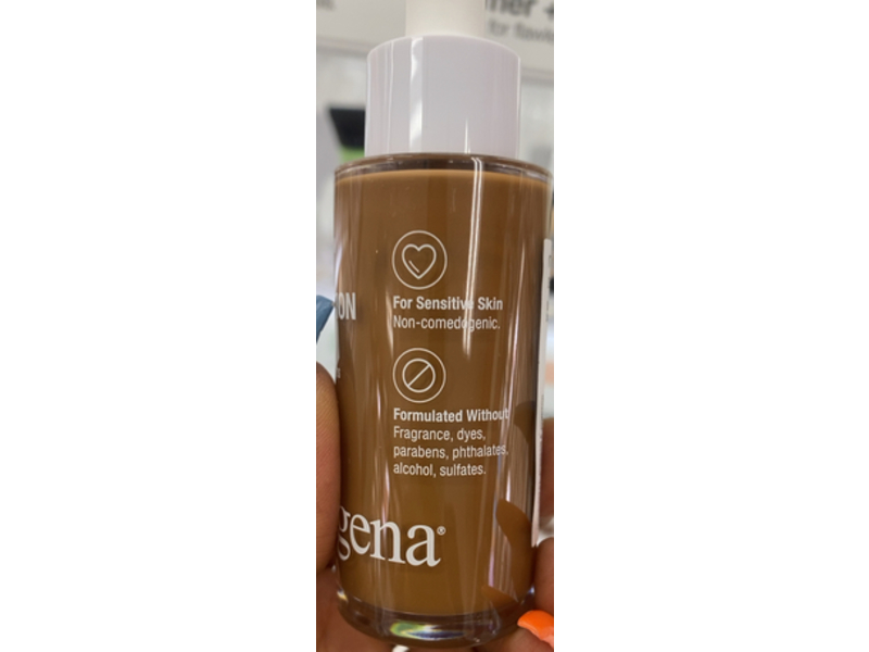 Neutrogena Healthy Skin Sensitive Skin Serum Foundation, Deep 01, 1 oz/28 g
